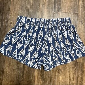 Women’s Pijama Blue White Shorts Size S